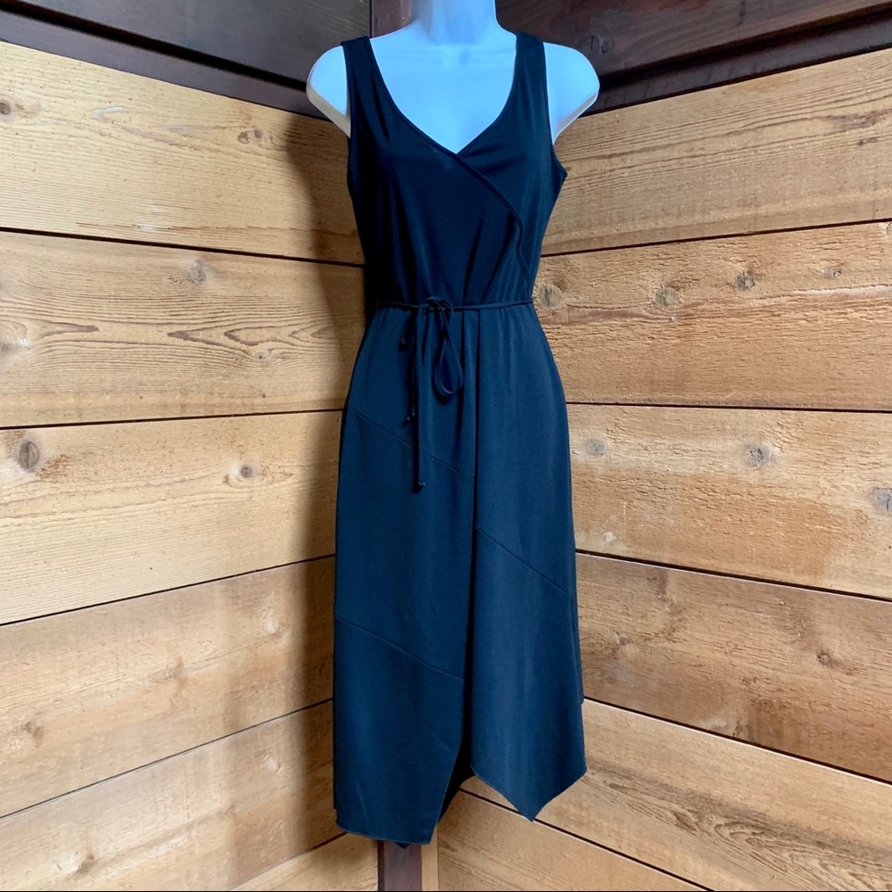 Laundry Vintage Wrap Style Asymmetrical Dress Y2K